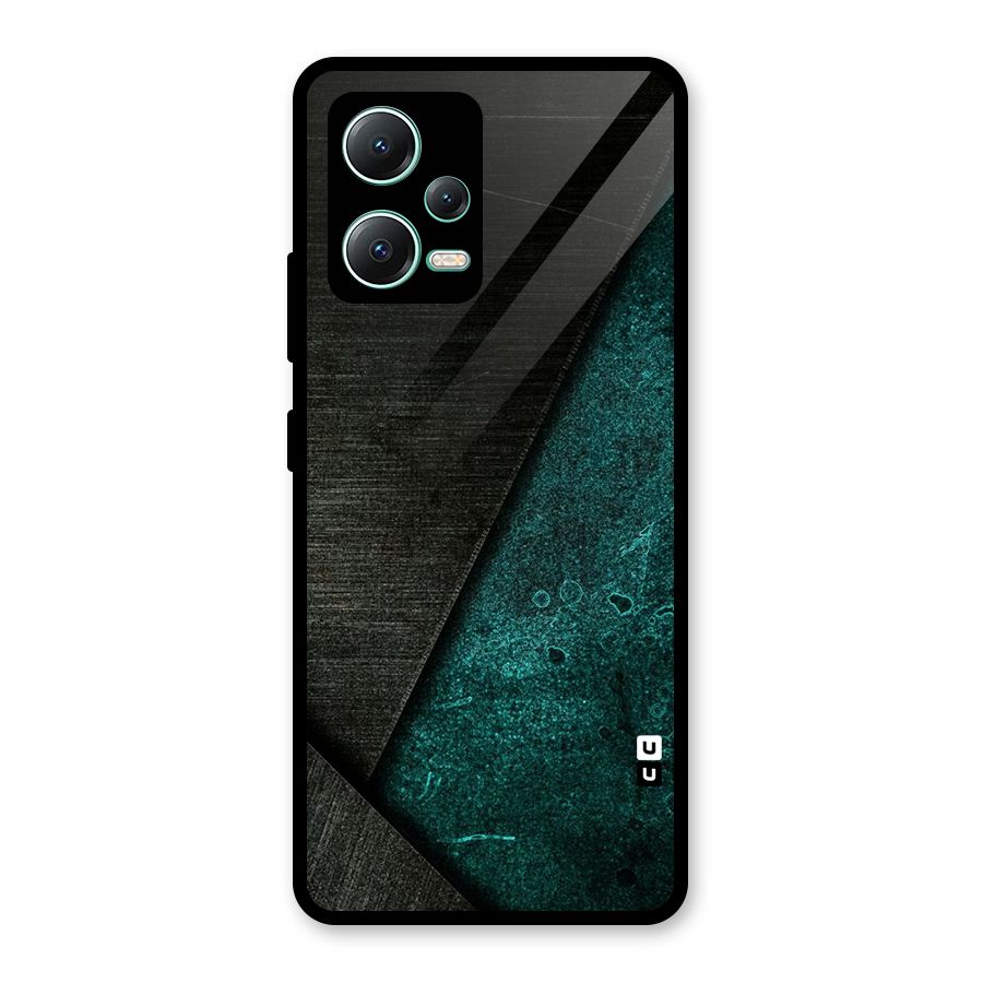 Dark Olive Green Glass Back Case for Redmi Note 12 5G