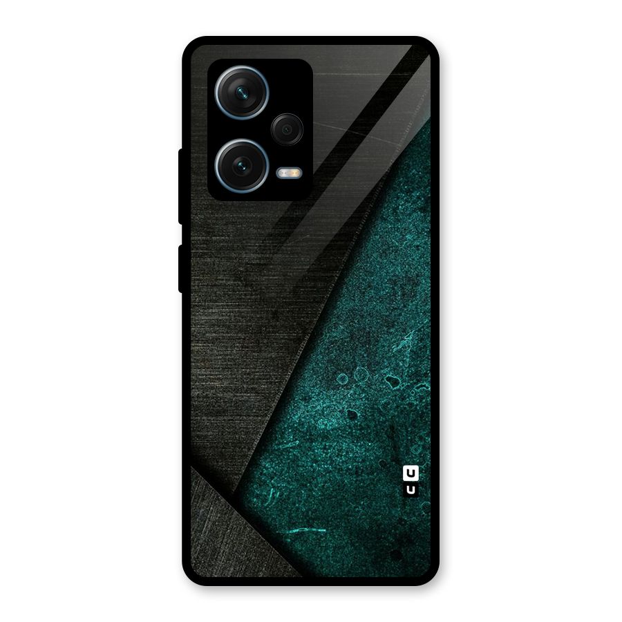 Dark Olive Green Glass Back Case for Redmi Note 12 Pro Plus 5G