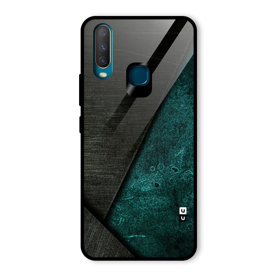 Dark Olive Green Glass Back Case for Vivo U10