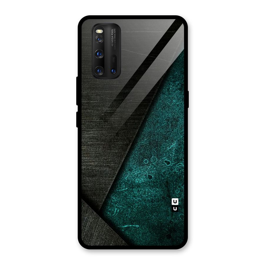 Dark Olive Green Glass Back Case for Vivo iQOO 3
