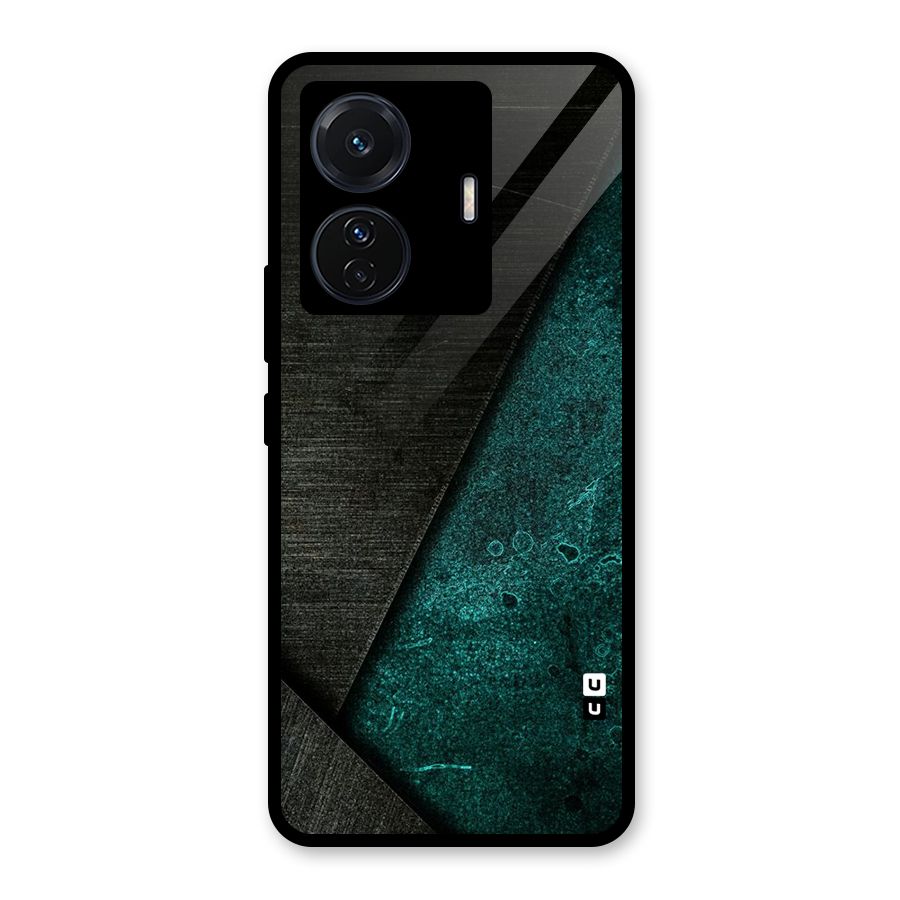 Dark Olive Green Glass Back Case for Vivo iQOO Z6 Pro