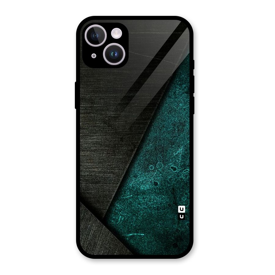 Dark Olive Green Glass Back Case for iPhone 14 Plus