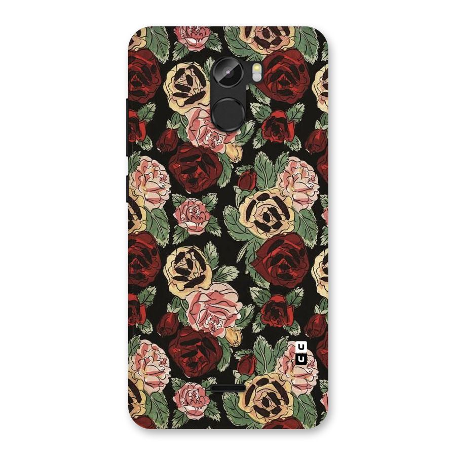Dark Pastel Flowers Back Case for Gionee X1