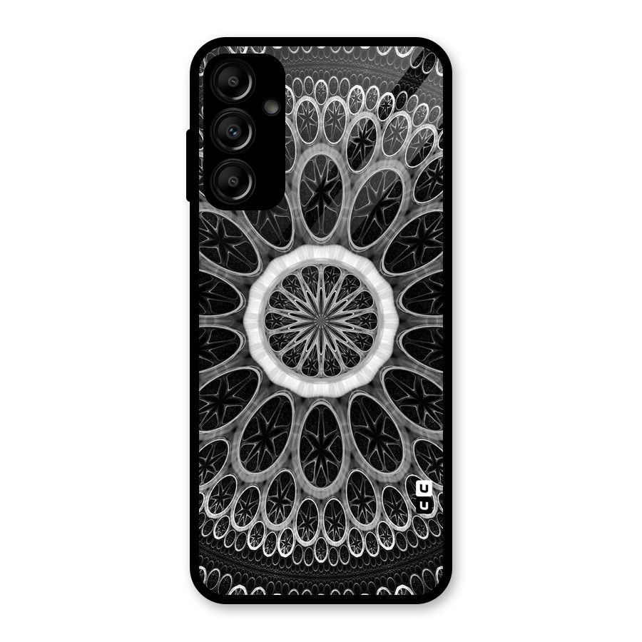 Dark Pattern Art Glass Back Case for Galaxy A14 5G