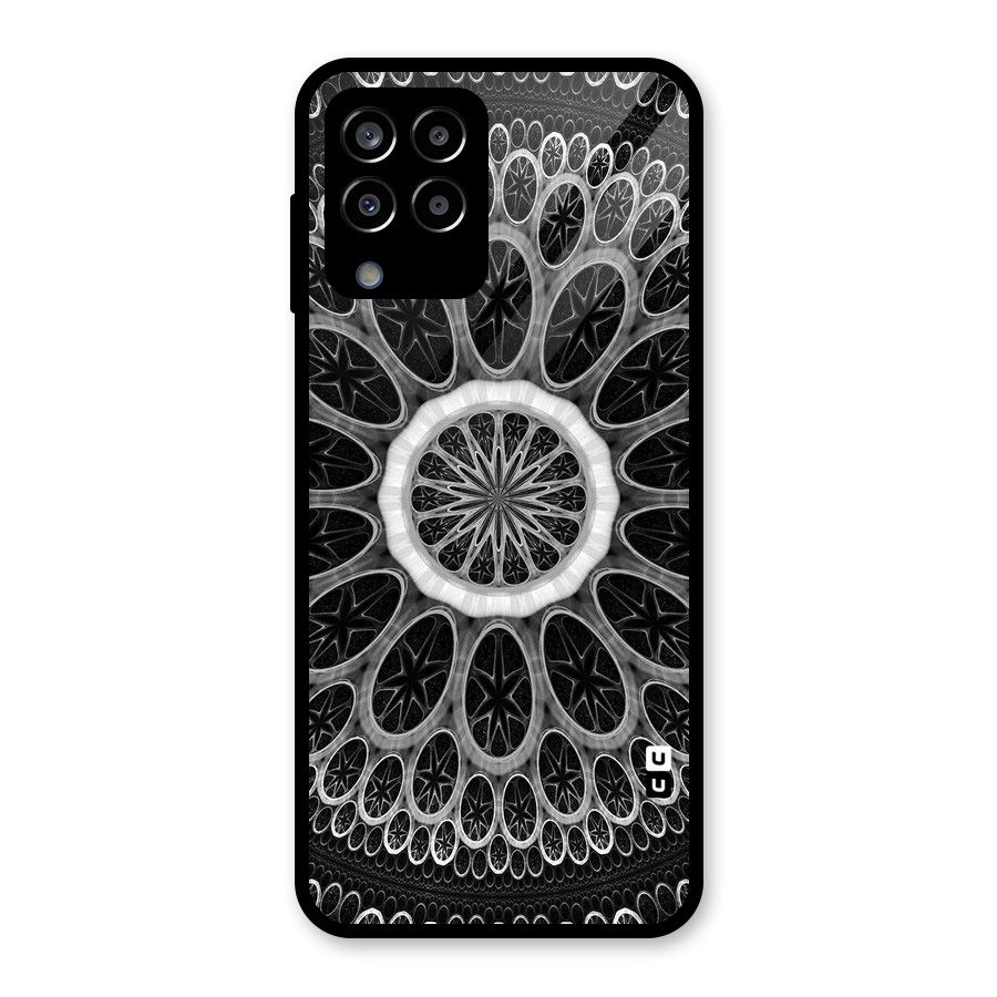 Dark Pattern Art Glass Back Case for Galaxy M33