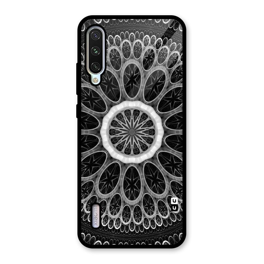 Dark Pattern Art Glass Back Case for Mi A3