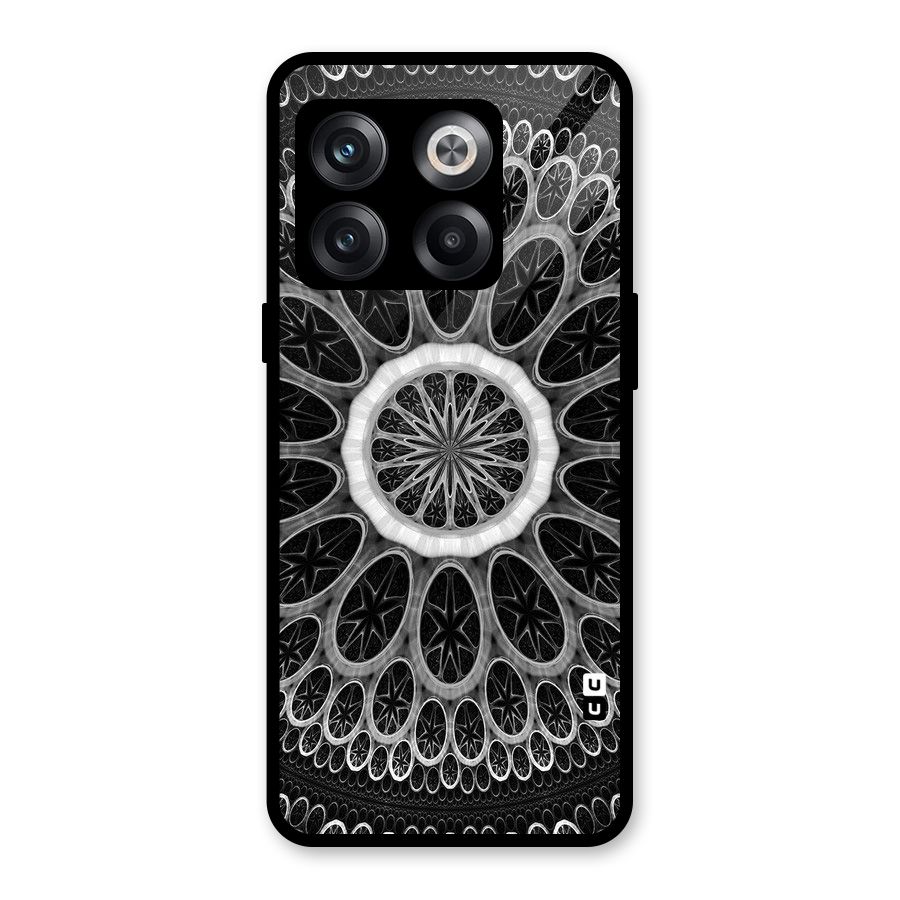 Dark Pattern Art Glass Back Case for OnePlus 10T