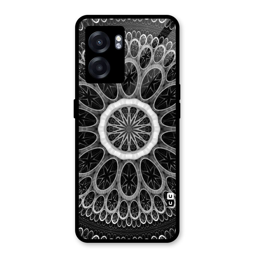 Dark Pattern Art Glass Back Case for Realme Narzo 50 5G