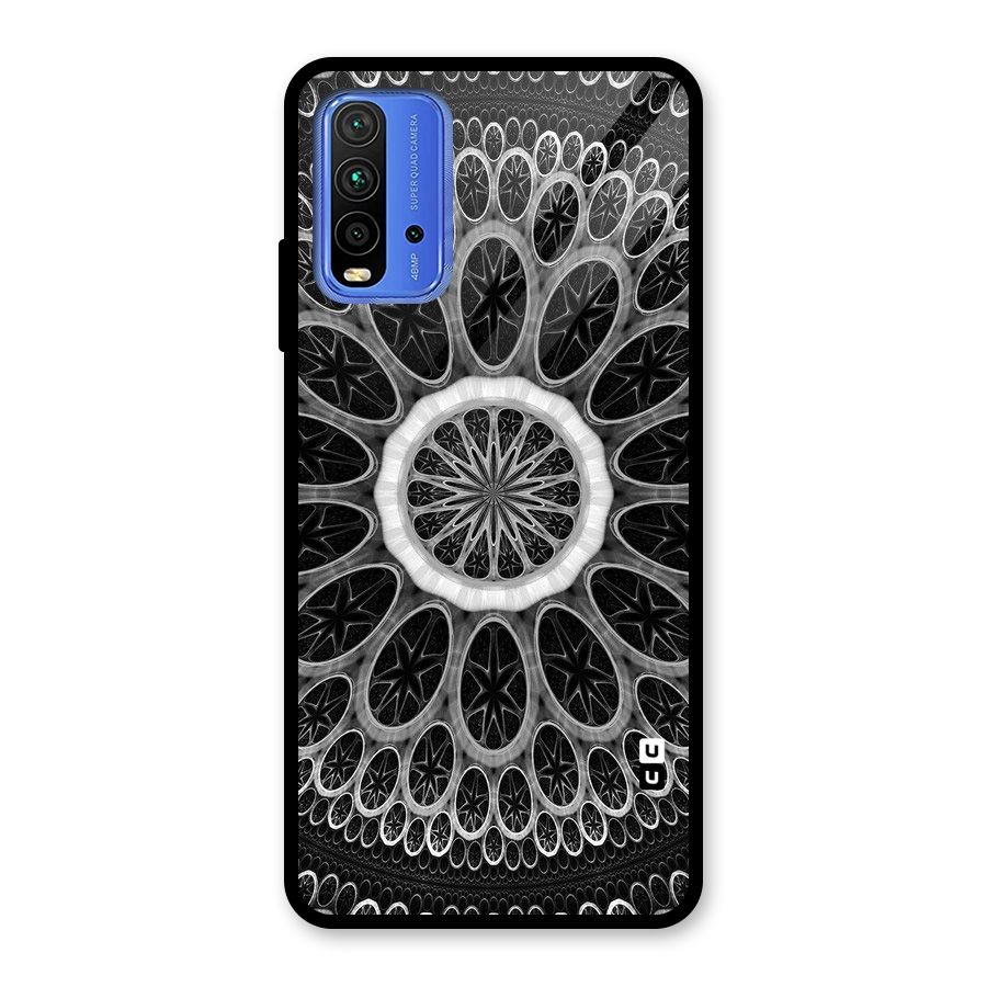 Dark Pattern Art Glass Back Case for Redmi 9 Power