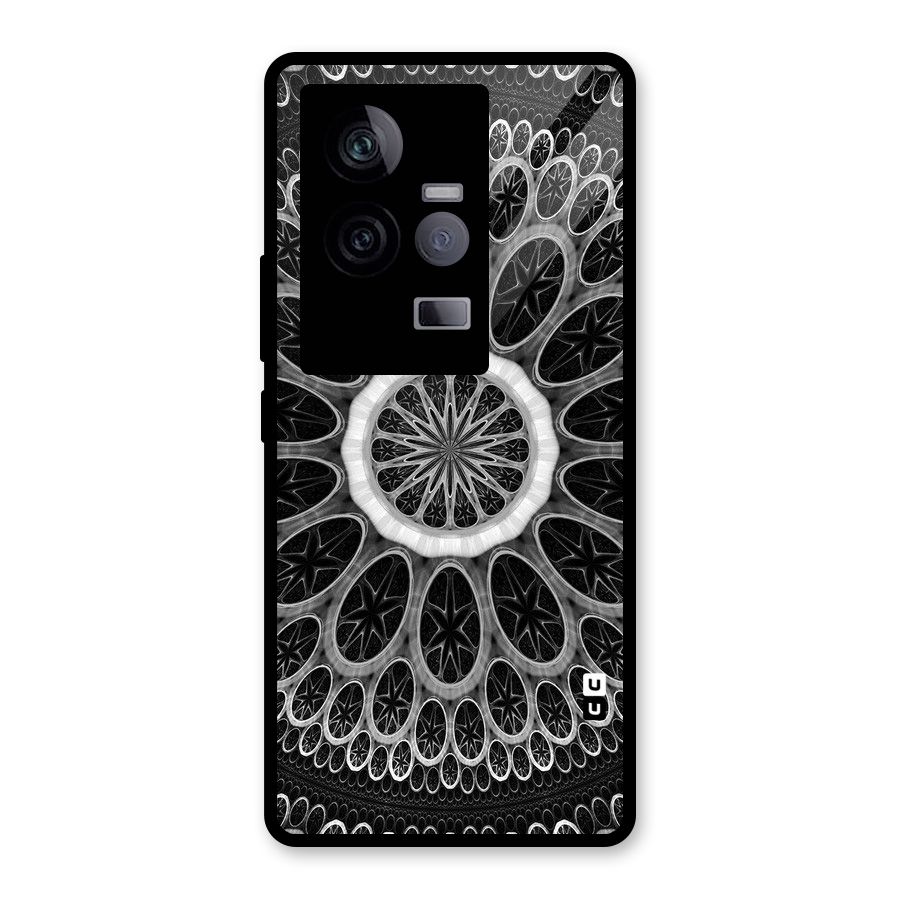 Dark Pattern Art Glass Back Case for Vivo iQOO 11 5G
