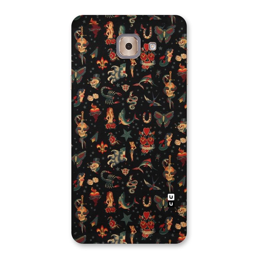 Dark Pattern Back Case for Galaxy J7 Max