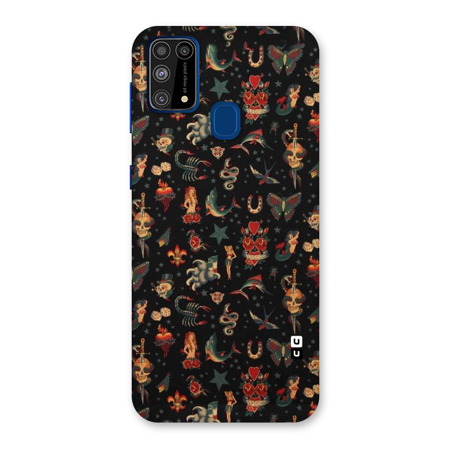 Dark Pattern Back Case for Galaxy M31