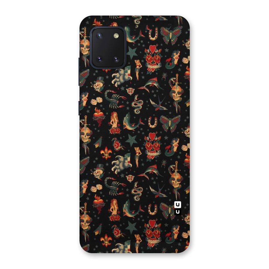 Dark Pattern Back Case for Galaxy Note 10 Lite