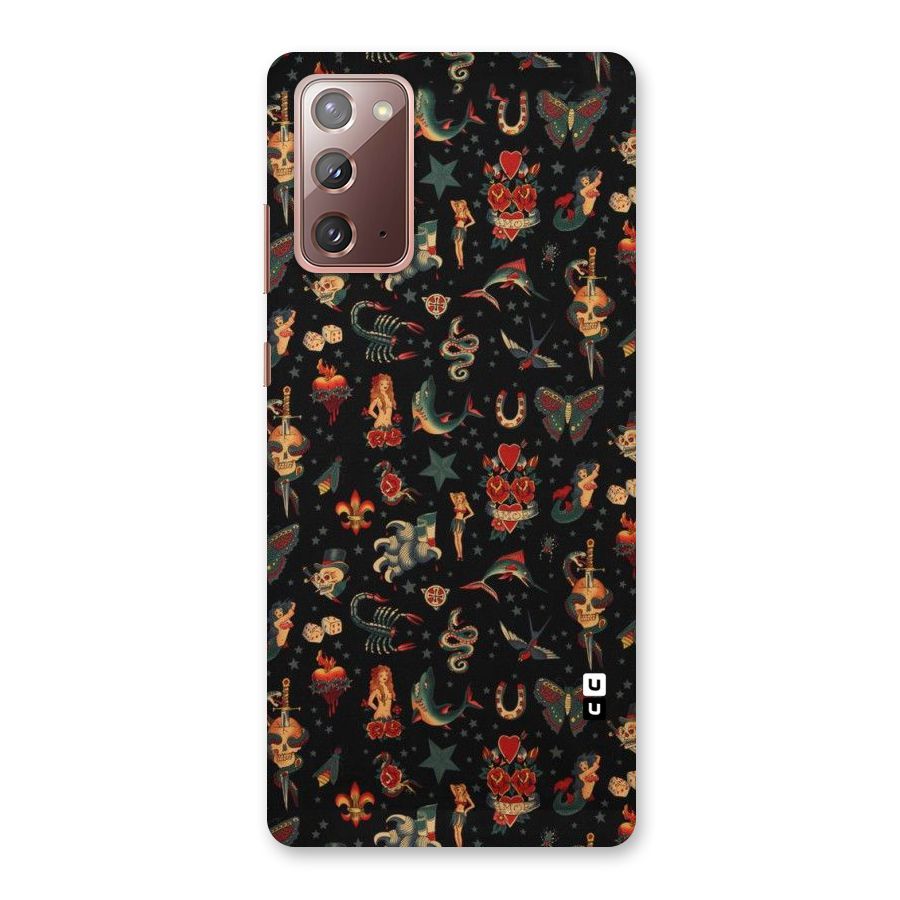 Dark Pattern Back Case for Galaxy Note 20