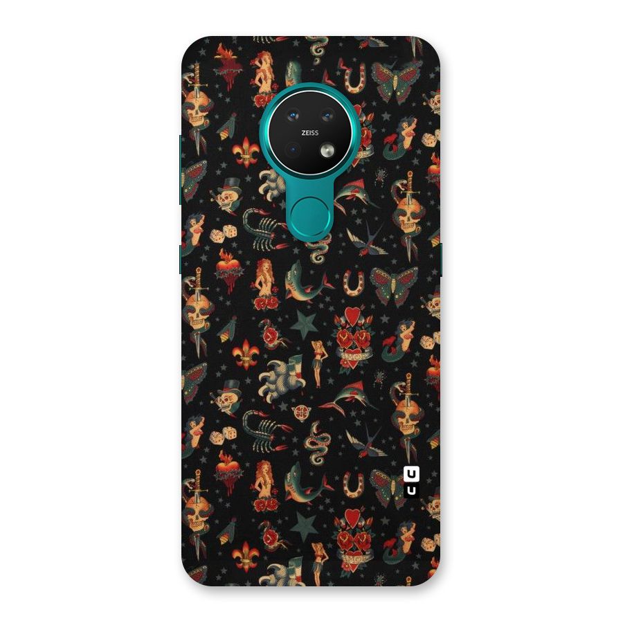 Dark Pattern Back Case for Nokia 7.2