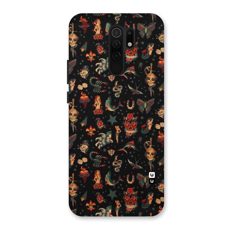 Dark Pattern Back Case for Poco M2