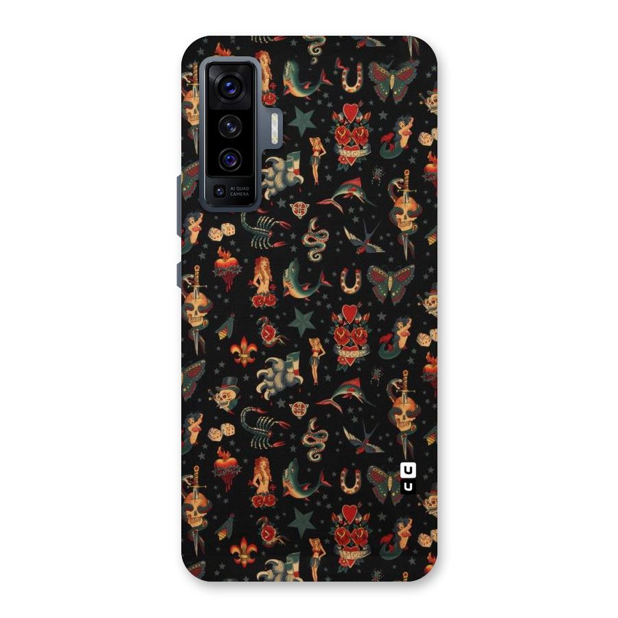 Dark Pattern Back Case for Vivo X50