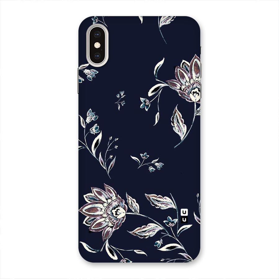 Dark Petals Back Case for iPhone XS Max