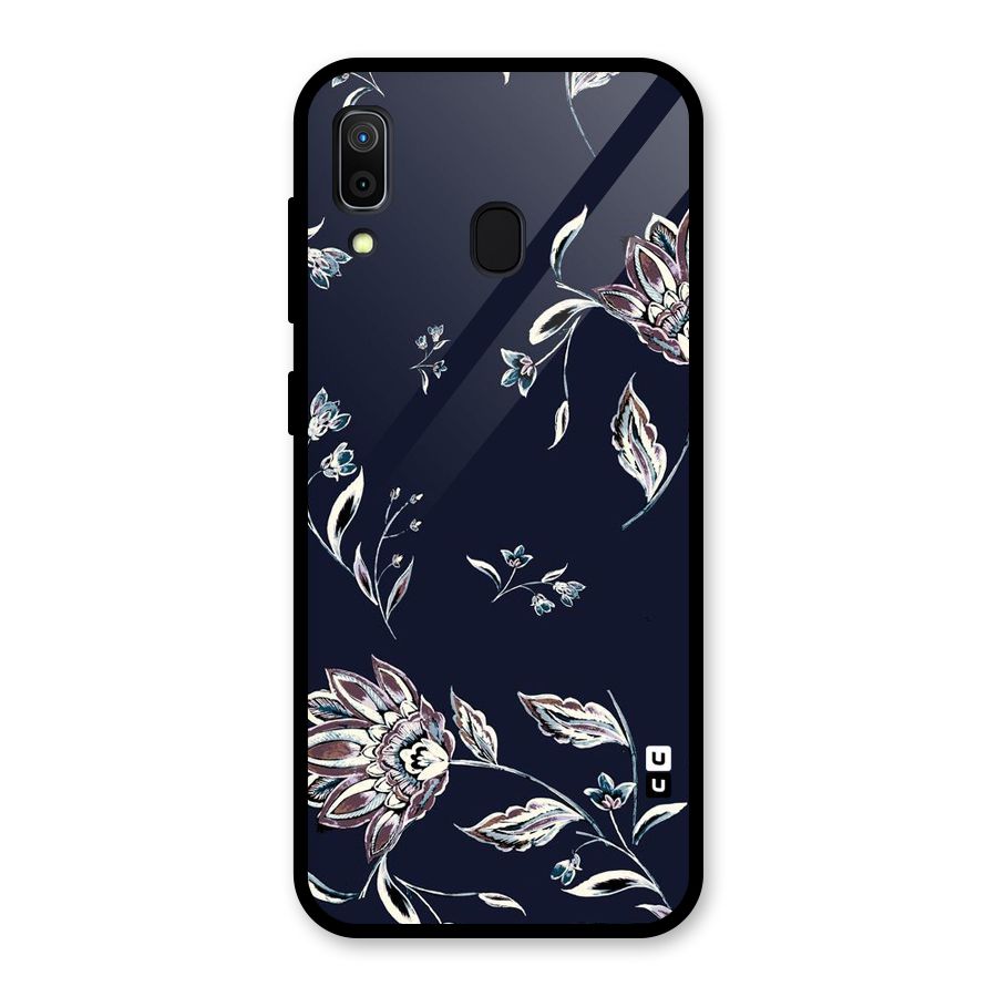 Dark Petals Glass Back Case for Galaxy A30