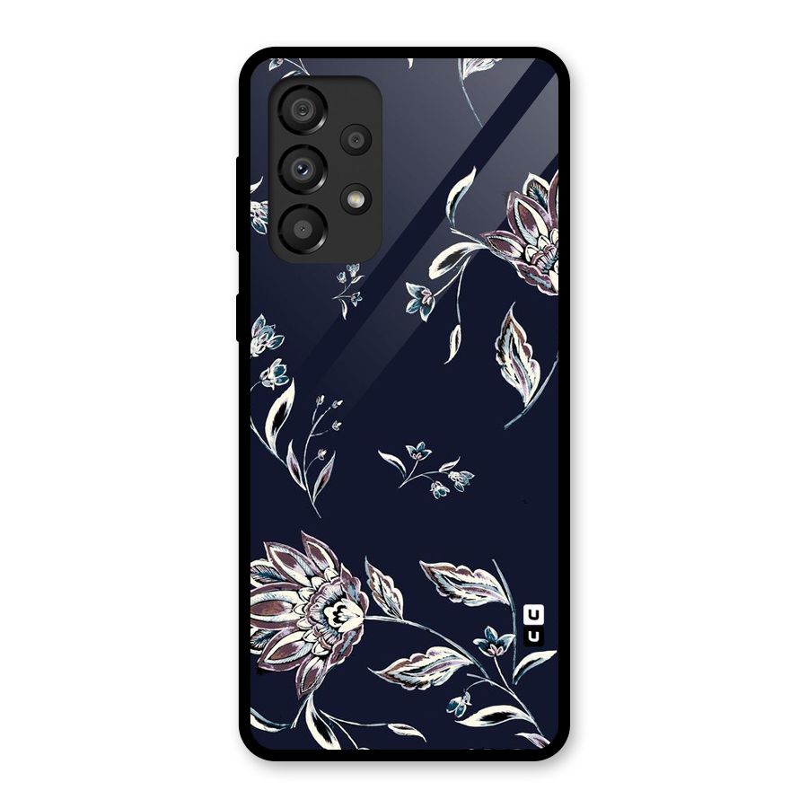 Dark Petals Glass Back Case for Galaxy A33 5G