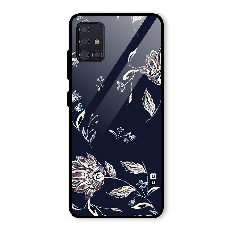 Dark Petals Glass Back Case for Galaxy A51