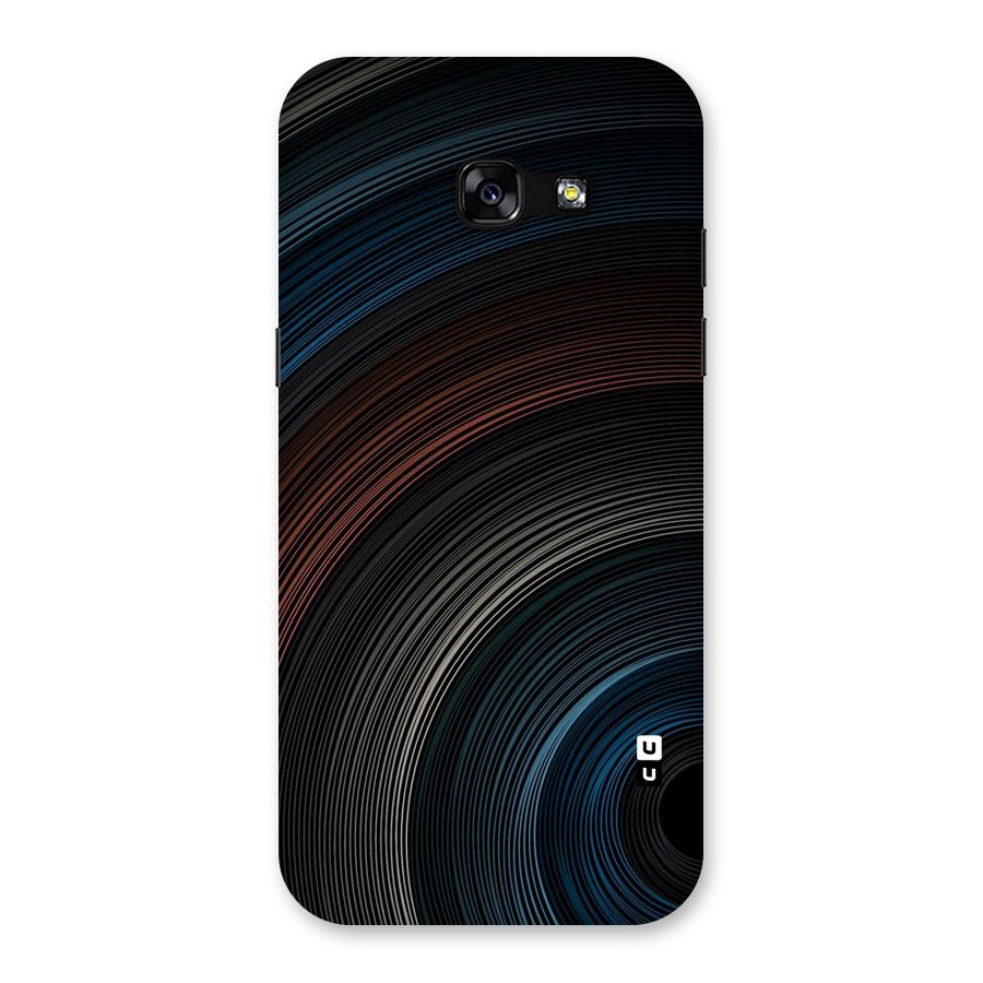 Dark Shade Swirls Back Case for Galaxy A5 2017