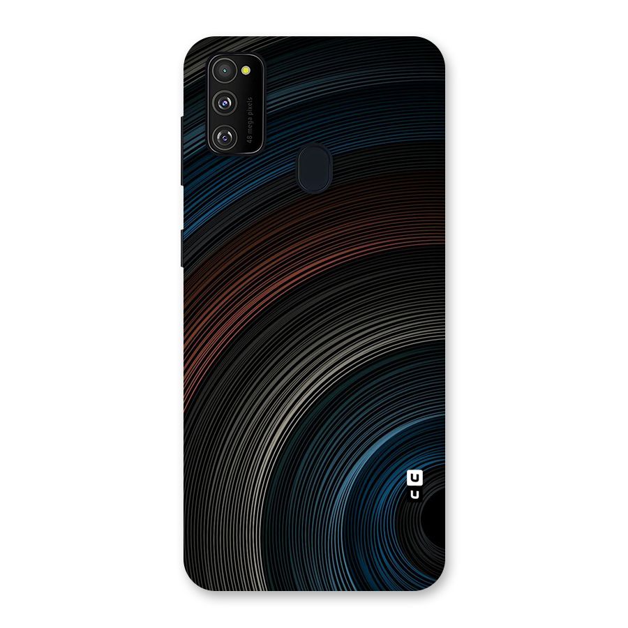 Dark Shade Swirls Back Case for Galaxy M21