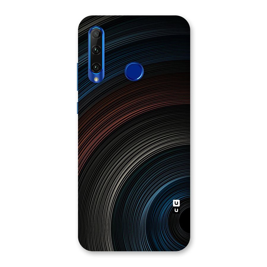 Dark Shade Swirls Back Case for Honor 20i