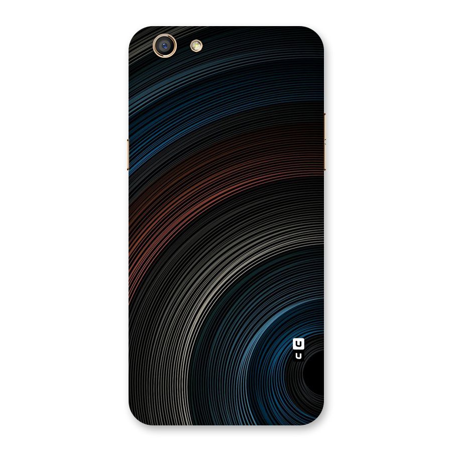 Dark Shade Swirls Back Case for Oppo F3