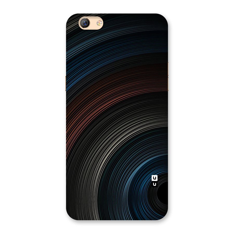 Dark Shade Swirls Back Case for Oppo F3 Plus
