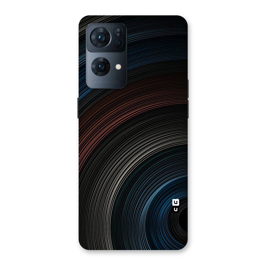 Dark Shade Swirls Back Case for Oppo Reno7 Pro 5G