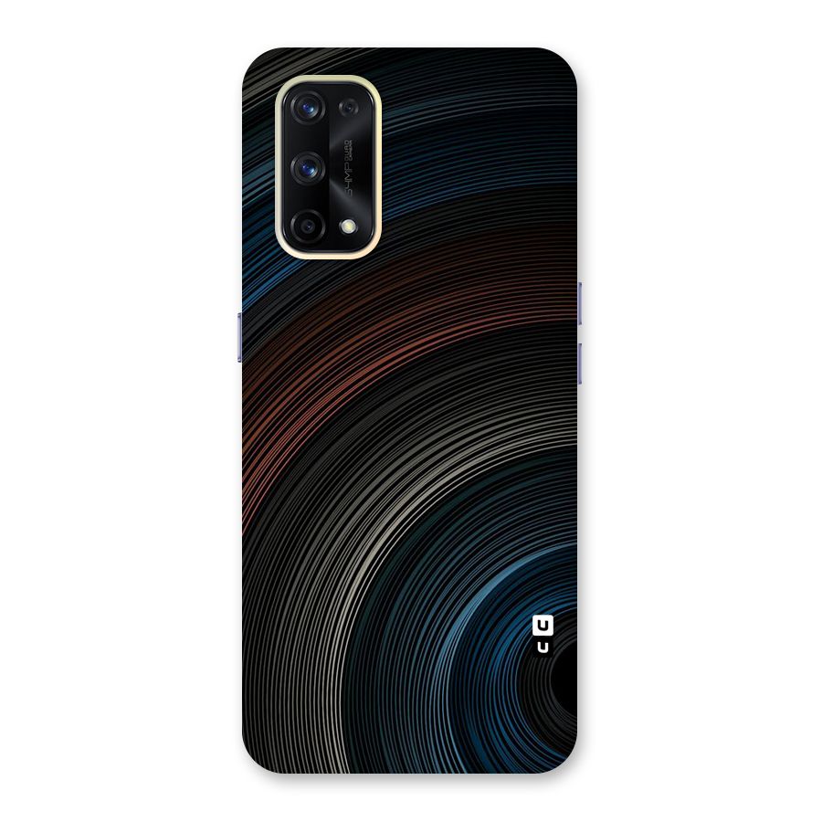 Dark Shade Swirls Glass Back Case for Realme X7 Pro