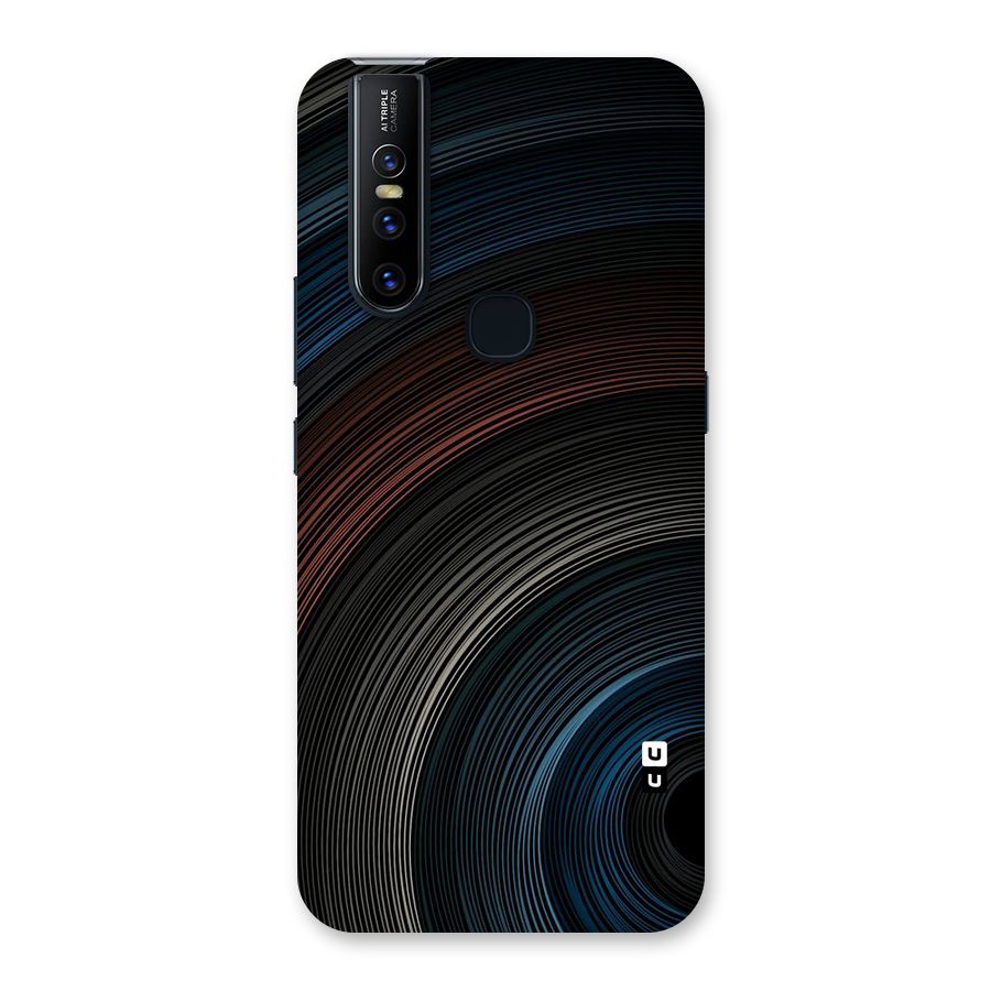 Dark Shade Swirls Back Case for Vivo V15