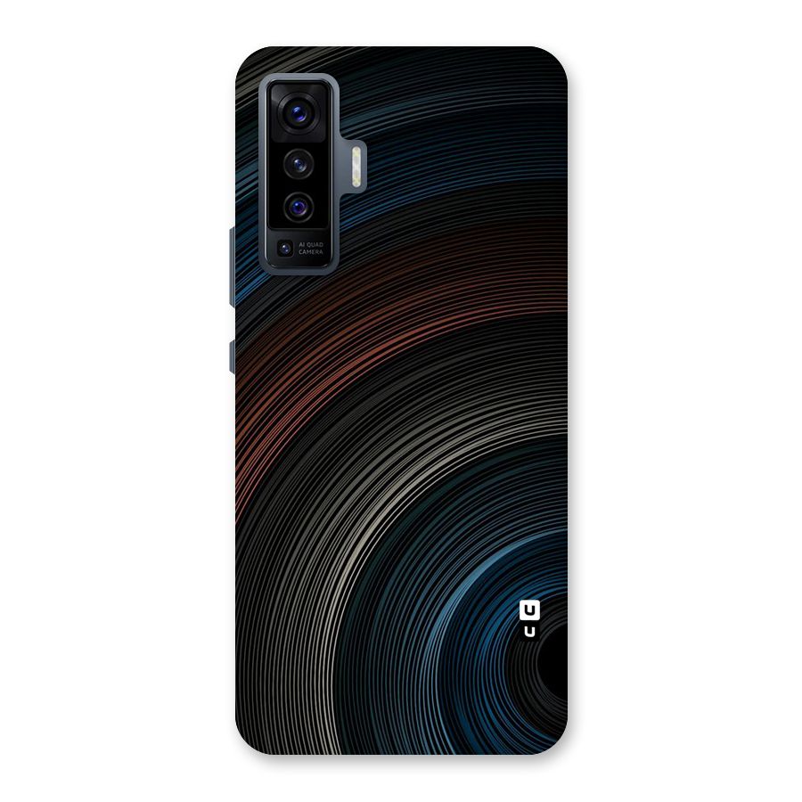 Dark Shade Swirls Back Case for Vivo X50