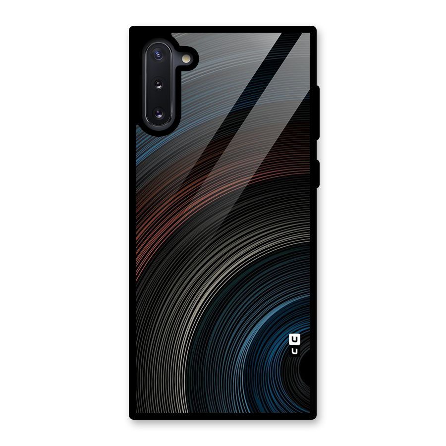 Dark Shade Swirls Glass Back Case for Galaxy Note 10