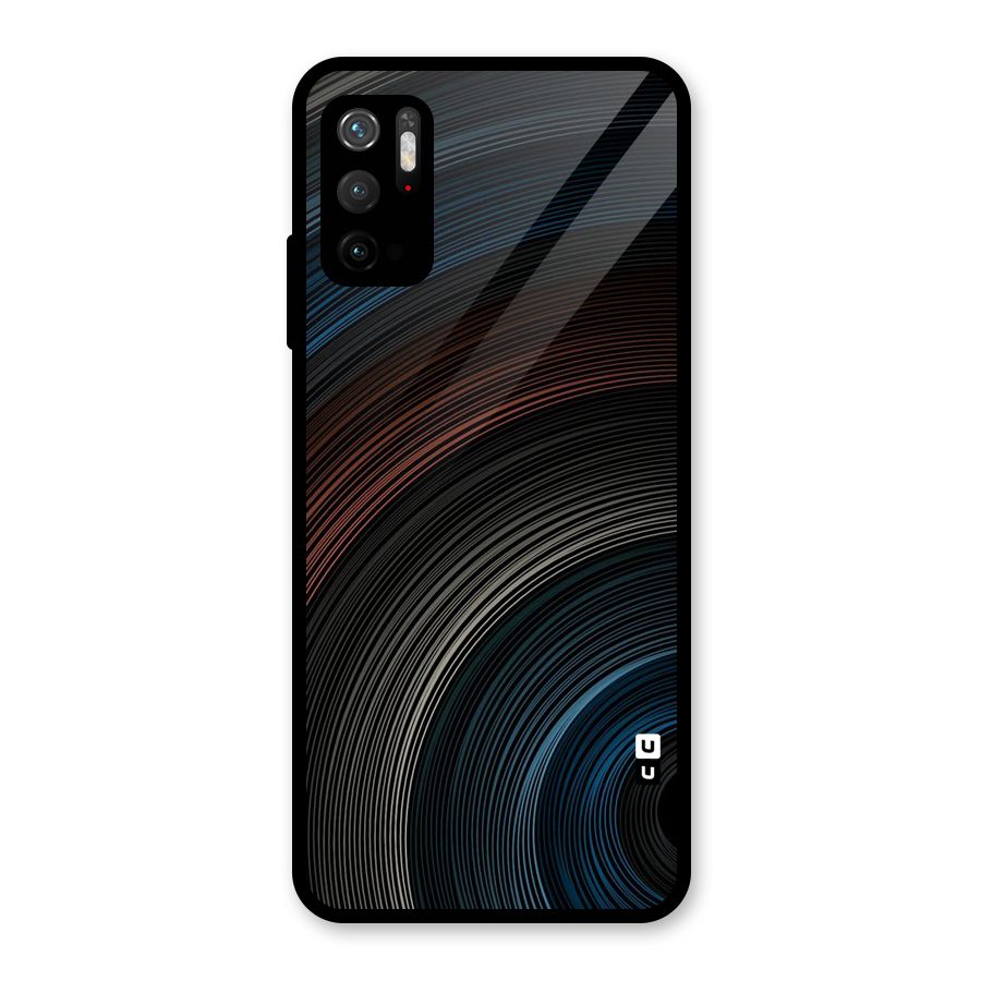Dark Shade Swirls Glass Back Case for Poco M3 Pro 5G
