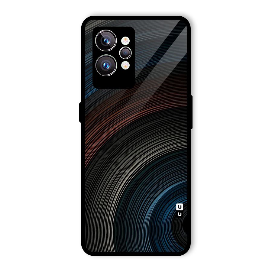 Dark Shade Swirls Glass Back Case for Realme GT2 Pro