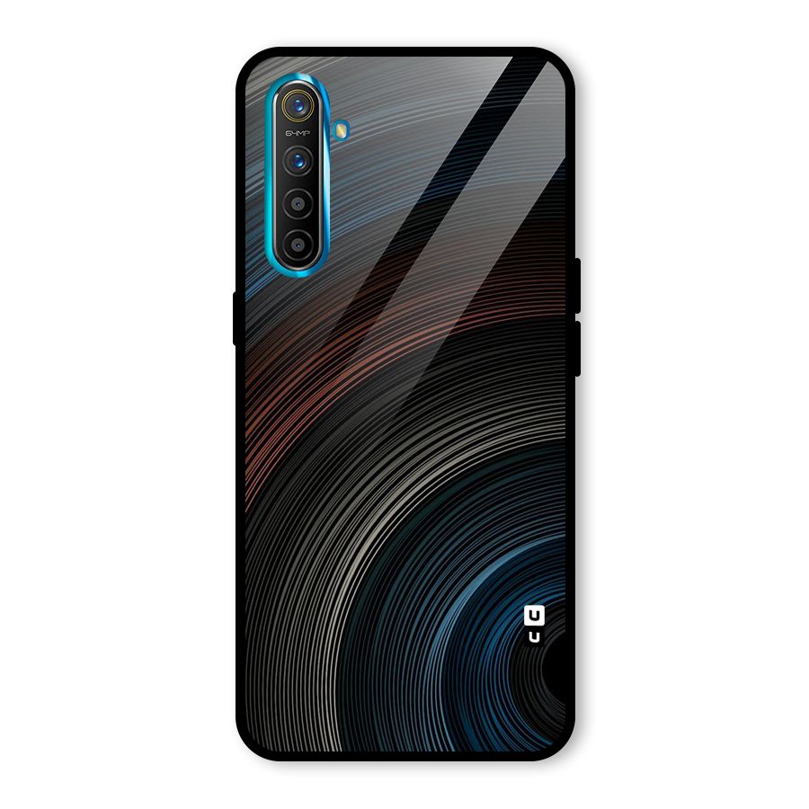 Dark Shade Swirls Glass Back Case for Realme XT