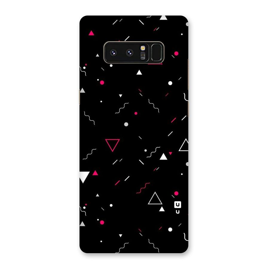 Dark Shapes Design Back Case for Galaxy Note 8