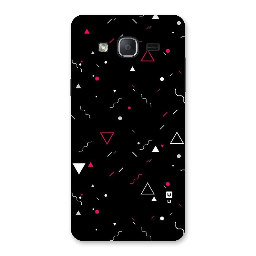 Dark Shapes Design Back Case for Galaxy On7 2015