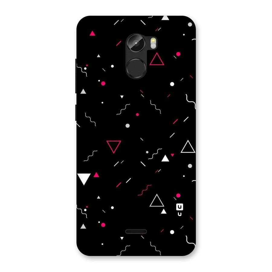Dark Shapes Design Back Case for Gionee X1