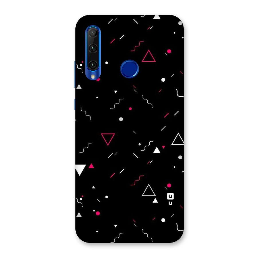 Dark Shapes Design Back Case for Honor 20i