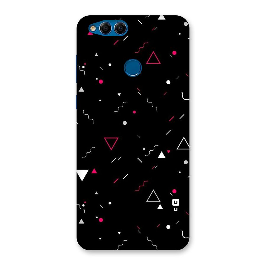 Dark Shapes Design Back Case for Honor 7X