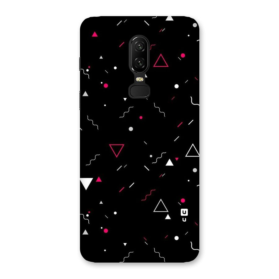 Dark Shapes Design Back Case for OnePlus 6