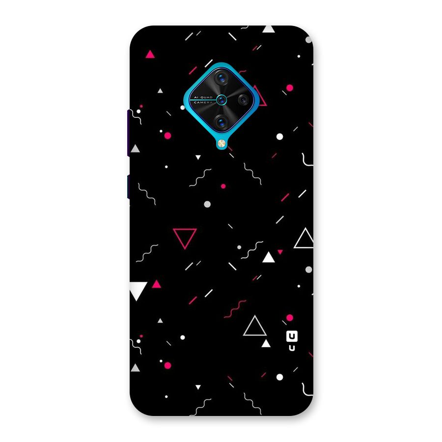 Dark Shapes Design Back Case for Vivo S1 Pro