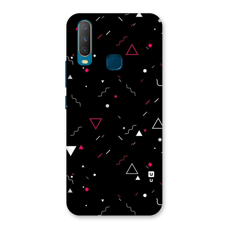 Dark Shapes Design Back Case for Vivo Y12