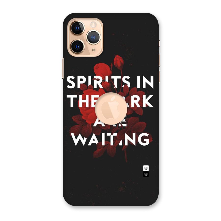 Dark Spirits Back Case for iPhone 11 Pro Max Logo Cut
