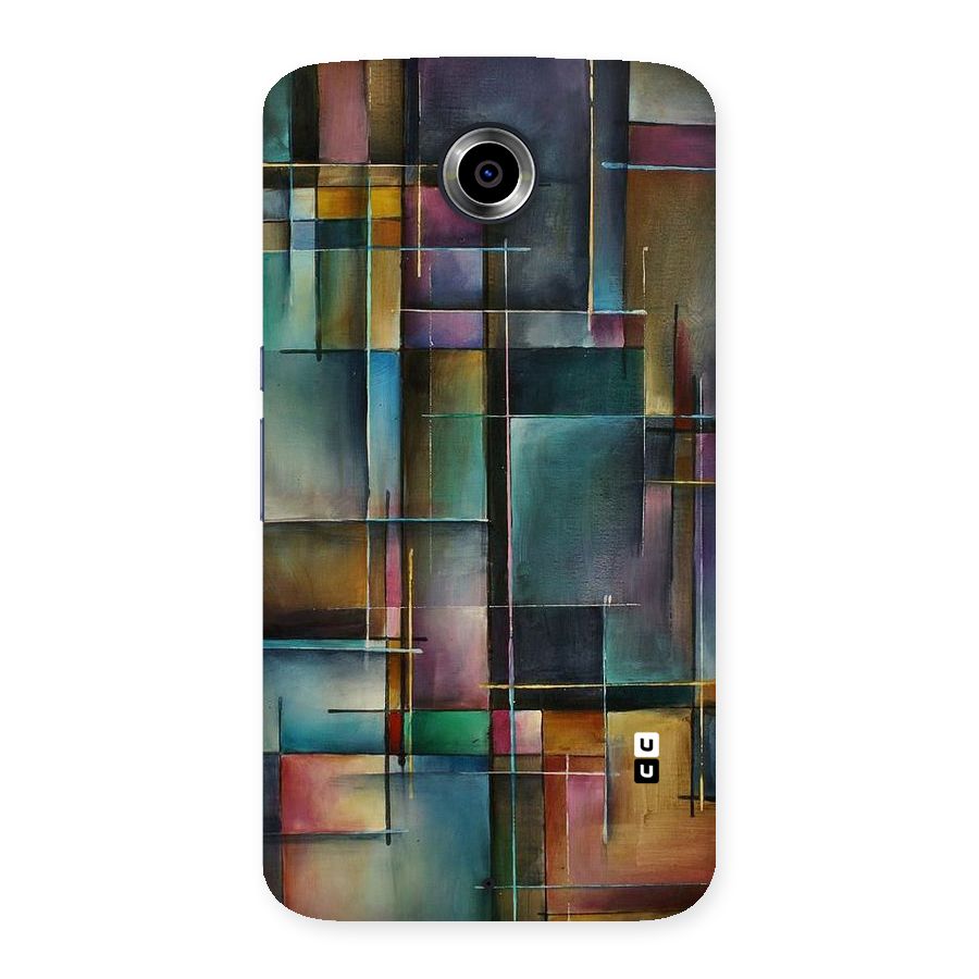 Dark Square Shapes Back Case for Nexsus 6