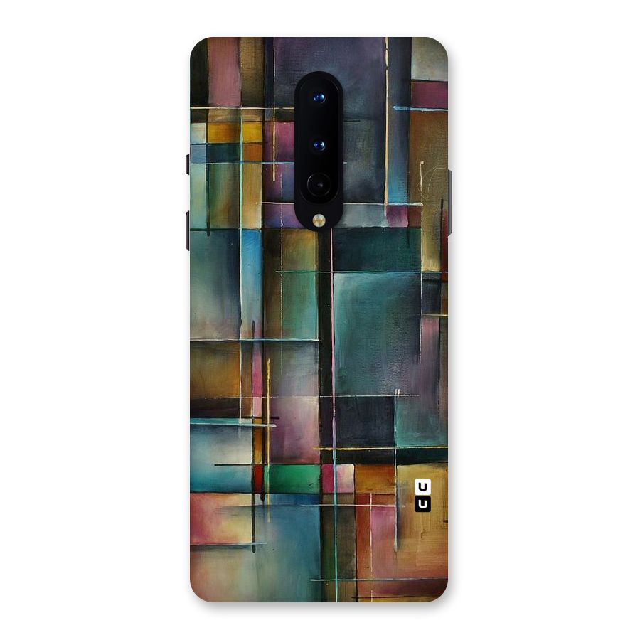 Dark Square Shapes Back Case for OnePlus 8