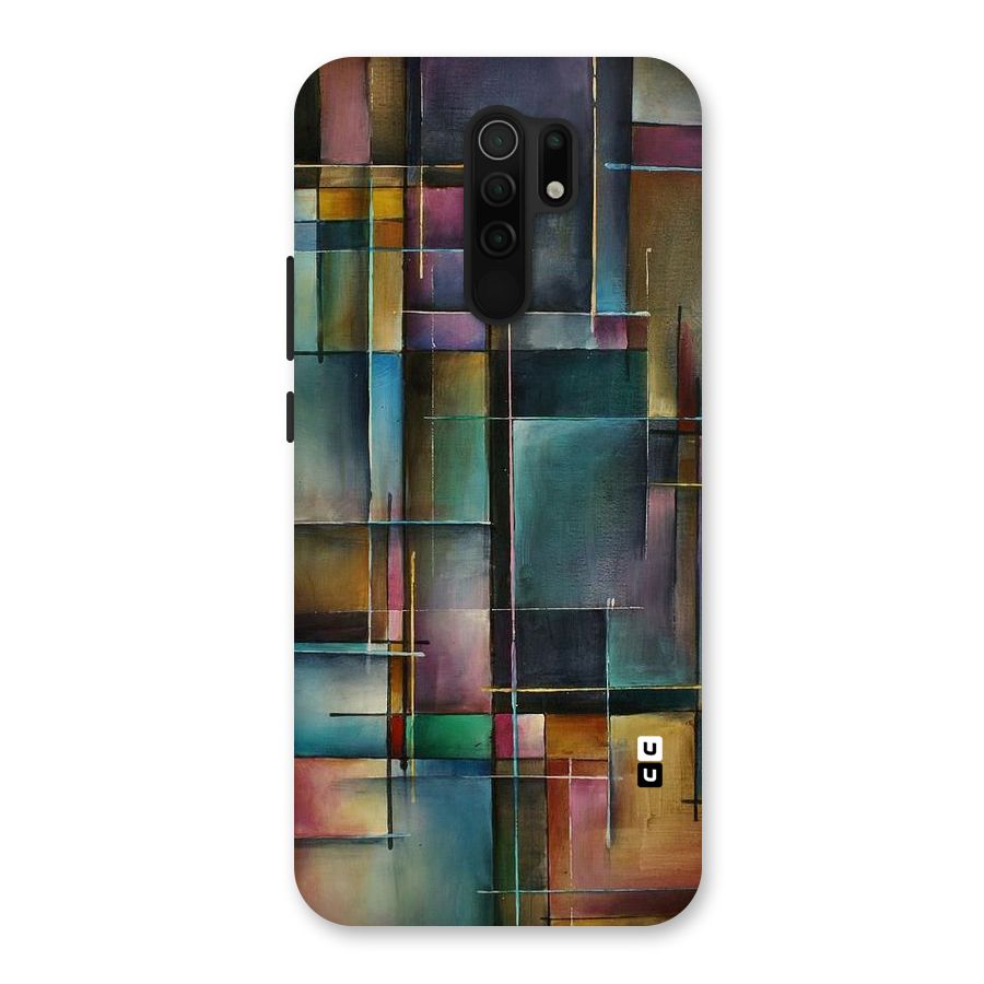 Dark Square Shapes Back Case for Poco M2